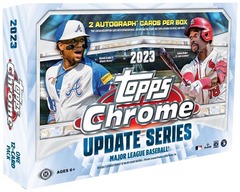 2023 Topps Chrome Update Series MLB Baseball HTA HOBBY BREAKER'S Box (2 Autos)